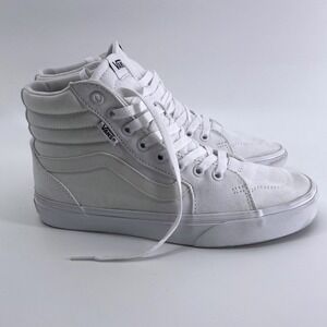 Vans SK8 Hi MTE White Canvas High Top Sneakers Women's Size 9